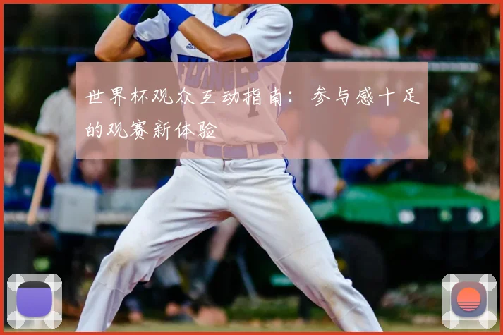 世界杯观众互动指南：参与感十足的观赛新体验