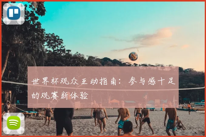 世界杯观众互动指南:参与感十足的观赛新体验